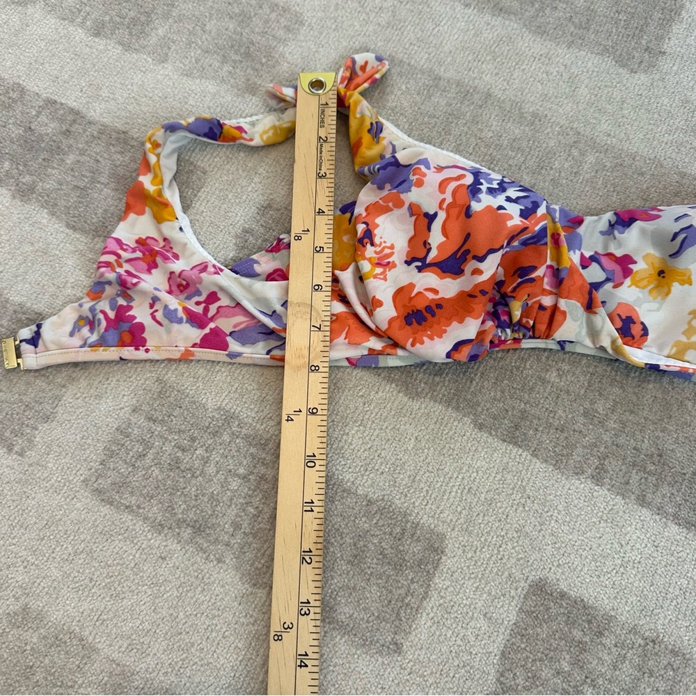 Zimmermann Women’s Floral One Shoulder Bikini Top (Size 10/12) - Picture 11 of 11
